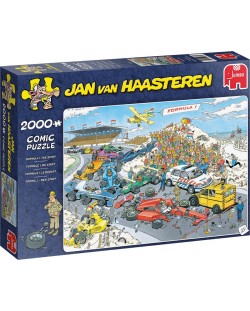 Пъзел Jumbo от 2000 части - Стартова линия на Формула 1, Ян ван Хаастерен