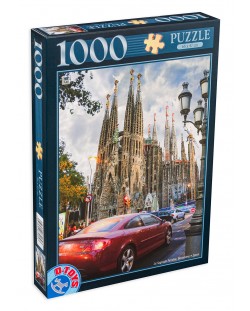 Пъзел D-Toys от 1000 части - Базиликата Саграда Фамилия, Испания