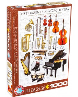 Пъзел Eurographics от 1000 части – Оркестърни инструменти