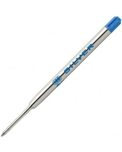 Пълнител за химикалка Ico Silver - 0.8 mm, син