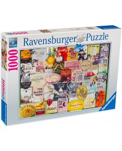 Пъзел Ravensburger от 1000 части - Колекция вина