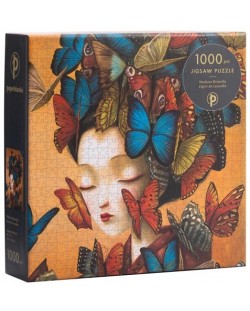Пъзел Paperblanks от 1000 части - Момичето с пеперудите