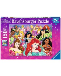 Пъзел Ravensburger от 150 XXL части - Дисни принцеси: Мечтите се сбъдват