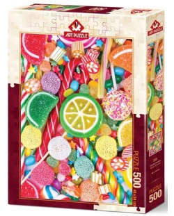 Пъзел Art Puzzle от 500 части - Бонбони