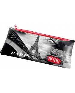 Ученически несесер Panta Plast - Paris Collection, с цип