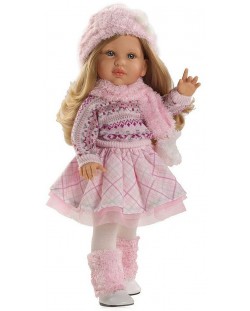 Кукла Paola Reina Soy Tú - Одри, с розов тоалет, 42 cm