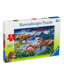 Пъзел Ravensburger от 35 части - Динозаври