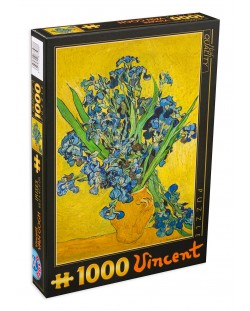 Пъзел D-Toys от 1000 части - Ириси, Винсент ван Гог
