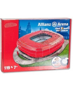 3D Пъзел Nanostad от 119 части – Стадион Allianz Arena (Germany)