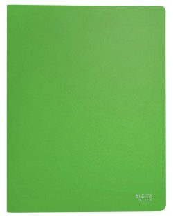Папка Leitz - С 20 джоба, А4, зелена