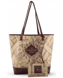 Комплект чанта и портмоне Cine Replicas Movies: Harry Potter - Marauder's Map