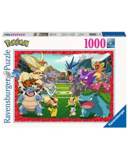 Пъзел Ravensburger от 1000 части - Pokémon: Битката