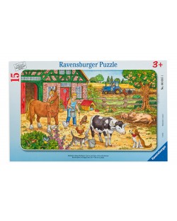 Пъзел Ravensburger от 15 части - Веселата ферма