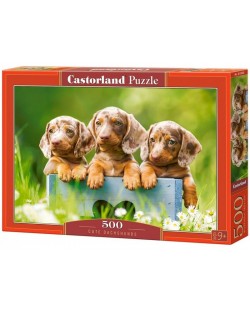 Пъзел Castorland от 500 части - Кученца