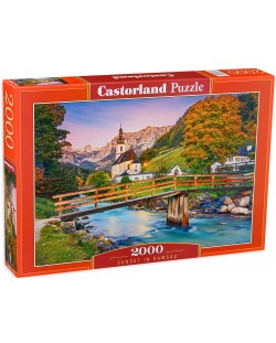 Пъзел Castorland от 2000 части - Горски пейзаж