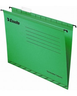 Папки за картотека Esselte Pendaflex - V образна, без машинка, зелена