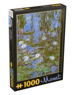 Пъзел D-Toys от 1000 части - Водни лилии, Клод Моне