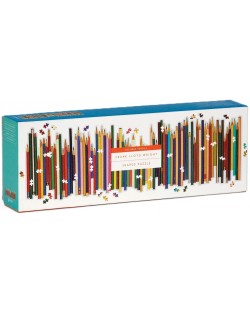 Панорамен пъзел Galison от 1000 части - Цветни моливи