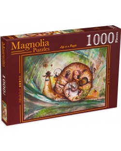 Пъзел Magnolia от 1000 части - Охлювче