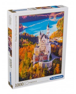 Пъзел Clementoni от 1000 части - Замъкът Нойшванщайн, Германия