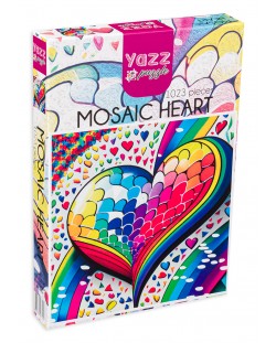 Пъзел Yazz Puzzle от 1023 части - Мозаечно сърчице