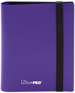 Папка за съхранение на карти Ultra Pro - Eclipse 2-Pocket PRO-Binder, Royal Purple (80 бр.)	