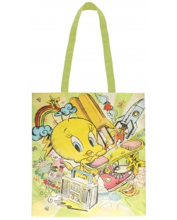 Пазарска чанта CineReplicas Animation: Looney Tunes - Tweety Pop Art (WB 100th)