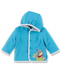 Памучно бебешко палтенце Sterntaler - С вълк, 62 cm, 4-5 месеца