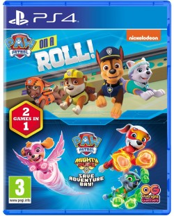 Paw Patrol On A Roll + Paw Patrol Mighty Pups Compilation (PS4)