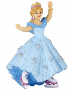 Фигурка Papo The Enchanted World – Принцеса с кънки за лед и синя рокля