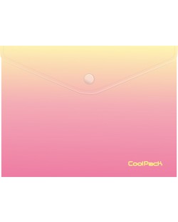 Папка с копче Cool Pack - A4, Gradient Peach