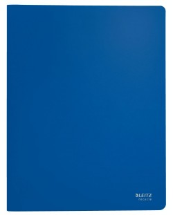 Папка Leitz - С 20 джоба, А4, синя