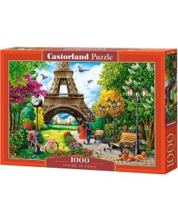 Пъзел Castorland от 1000 части - Пролет в Париж