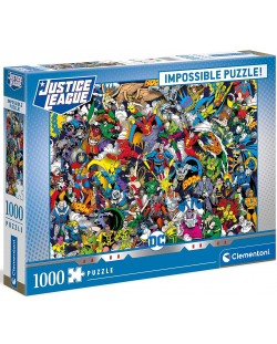 Пъзел Clementoni от 1000 части - Impossible DC Comics Justice League