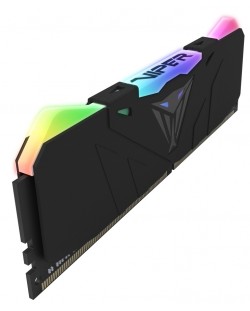 Оперативна памет Patriot - Viper RGB, 16GB, DDR4, 3000MHz, черна