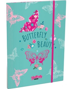 Папка с ластик Lizzy Card Cute Butterfly - A4