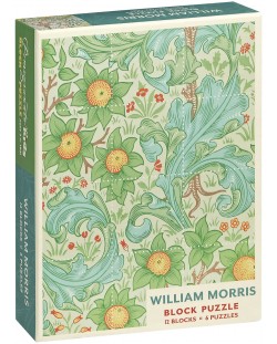 Пъзелни кубчета Pomegranate от 12 части - Градина, Уилям Морис