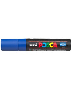 Перманентен маркер Uniball Posca на водна основа – Син, 15.0 mm