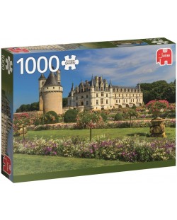 Пъзел Jumbo от 1000 части - Замък в Лоар, Франция