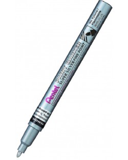 Перманентен маркер Pentel Paint MSP10 - 2.9 mm, сребрист