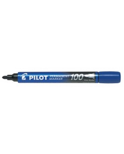 Перманентен маркер Pilot 100 - Син
