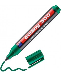 Перманентен маркер Edding 300 - Зелен