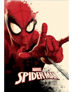 Метален постер Displate - Spider Man - Peter Parker