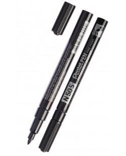 Перманентен маркер Pentel N50S - 1.0 mm, черен