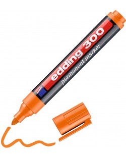 Перманентен маркер Edding 300 - Оранжев