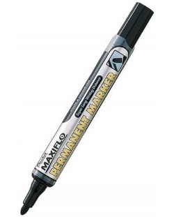 Перманентен маркер Pentel - Maxfilo, 1.2 mm, черен