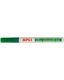 Перманентен маркер Apli, зелен