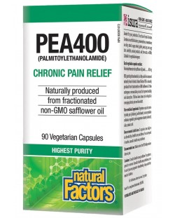 PEA 400, 400 mg, 90 капсули, Natural Factors