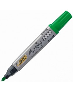 Перманентен маркер Bic 2000 -  5.0 mm, зелен