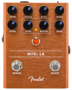 Педал за звукови ефекти Fender - MTG:LA Tube Distortion, оранжев